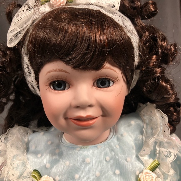 Porcelain Morgan Brittany Porcelain Doll - Picture 2 of 14